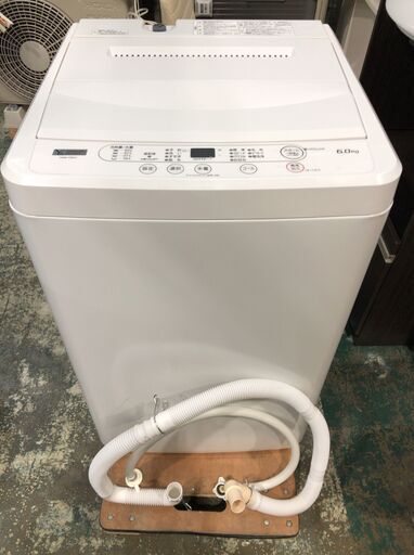 ヤマダセレクト 全自動電気洗濯機  YWM-T60H1 6.0kg 2021年製 D121G024