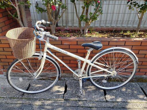 値下げ(chariyoshy)Velo Michelin 7段ギア付き　クリーム色