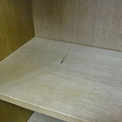 セール中につき、通常特価14,278円より3,000円引きの11,278円!　旭川特選　無垢材家具　書棚　扉付き本棚　天然木　引き出し付き　収納家具　フリーボード　