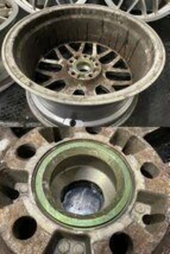 BBS RX201 社外ホイール 17インチ 4本 8J5HPCD112+35 ハブリング付属