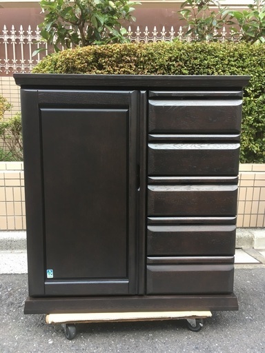 大雪木工 木製 引き出し式収納ローボード（ドリーム） 大雪木工