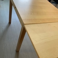 伸縮式　ダイニングテーブル　机　IKEA