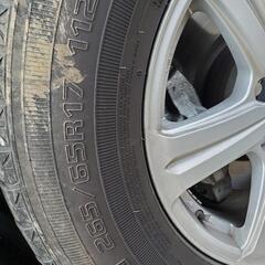 スタッドレスタイヤ265/65r17 4本ホイールセット