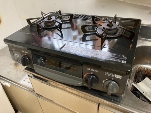 [中古品]ガスコンロ(プロパンガス用)G34NBK
