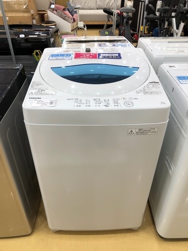 TOSHIBA 全自動洗濯機　5kg 2016年製　軽度の使用感有