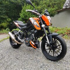 ★☆KTM DUKE125 ABS アクラボビッチマフラー付き　...