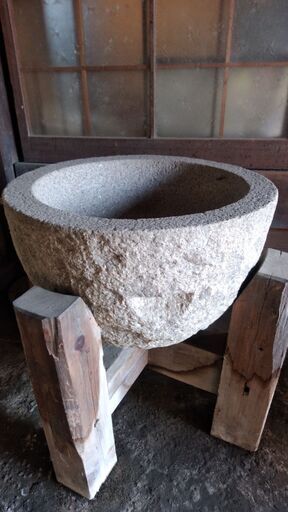 もち臼3升用と杵 幅約41cm高さ約50cm 餅つき 大晦日 お正月 もちつき