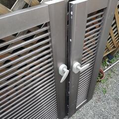 SANWA　開き門扉　親子開き　柱使用 SANWA 開き門扉 親子開き 柱使用