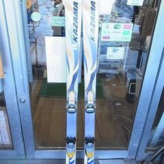 ジュニアスキー　KAZAMA　カザマ　140ｃｍ　ビンディング付...