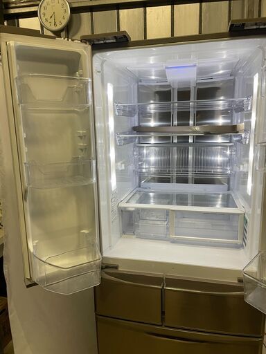 SHARP シャープ ノンフロン冷凍冷蔵庫 SJ-XF47Y-T 定格内容積 465L 冷蔵庫334L 冷凍庫131L 家庭用　2014年製