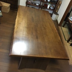 木製　ロー・ダイニングテーブル