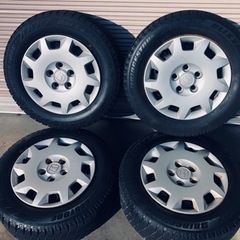 冬タイヤ 205/65R15 ホイール付きブリヂストン スタッド...