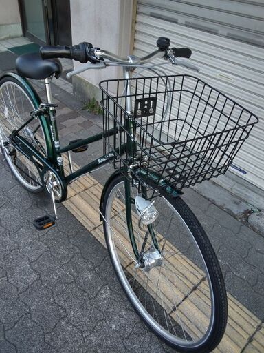【リサイクルショップどりーむ鹿大前店】No.902　自転車　２７インチ　ＬＥＤオートライト・カゴ付き　6段変速ギア付き　美品付き　16534SＡ リサイクルショップどりーむ鹿大前店】No.902 自転車 27インチ