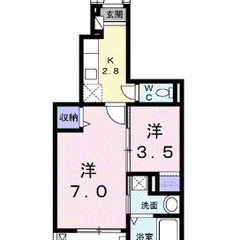 グランツＭ102🏡敷金ゼロ、ネット使用料不要、追焚機能浴室、浴室乾燥機、全居室収納、洗面所独立、モニター付きインターホン - 大分市