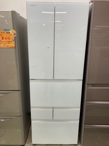 東芝　ベジータ　６ドア冷蔵庫　462L　2019年製  リサイクルショップ宮崎屋　住吉店　22.12.9 y