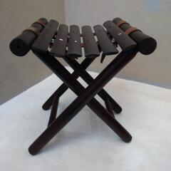 和風 竹製 折り畳み 椅子 スツール チェア
