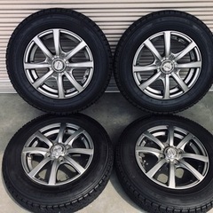 冬タイヤ 145/80R13 軽用アルミ付きスタッドレス 4本組