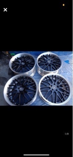 レイズブラックフリート 20インチ 114.35穴