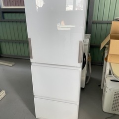 【美品】シャープ 2021年製 ノンフロン冷凍冷蔵庫 両開き 350L SJ-GW35G-W SHARP プラズマクラスター
