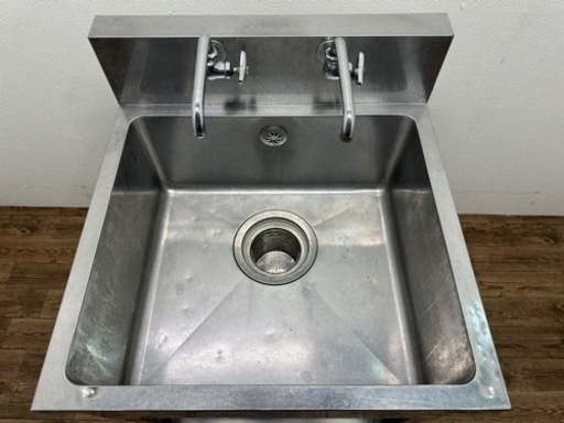 業務用 ステンレス 1槽シンク流し台 蛇口付き 店舗 飲食店