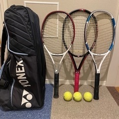 テニスラケット３本 & ケース