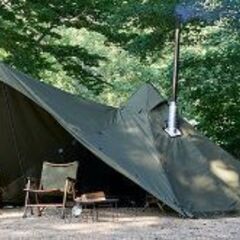 新品WAQ Alpha T/C SOLO DX 未使用　オリーブ　ワンポールテント