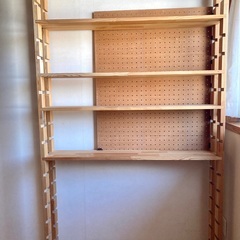 手作り棚A　木製　浅型本棚　レクポスト　DIY