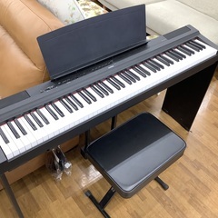 電子ピアノ　YAMAHA P-125 イス付き