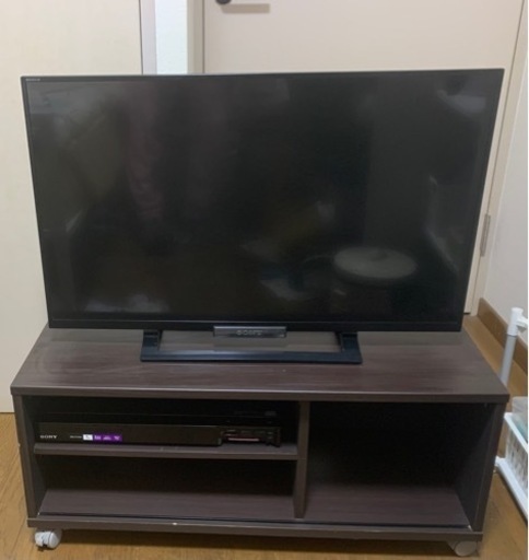 (商談中)テレビ台➕ソニー BRAVIAテレビ32インチ➕ソニー1TB ブルーレイレコーダセット