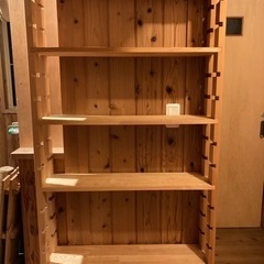 手作り棚C 木製　浅型本棚　レクポスト　DIY