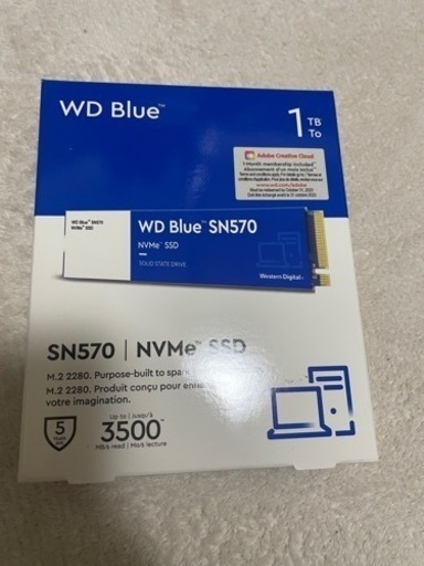 m.2 ssd 1TB WB SN570 NVMe 新品未開封
