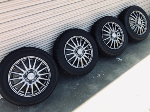 スタッドレスタイヤ　155/65R13 ホンダ純正ホイール 冬タイヤ 155/65R13 ホンダ純正ホイール付スタッドレス 4本組