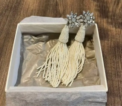 オルガブランカ　タッセルイヤリング　美品
