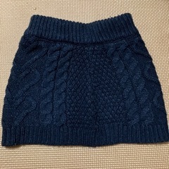 80 毛糸のスカート