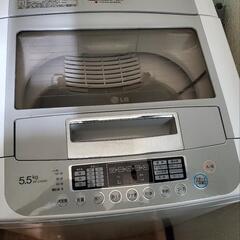 洗濯機　5.5kg LG エレクトロニクス社製