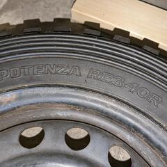 【商談中】POTENZA 340R フルピン スパイクタイヤ 175/65R14 ホイール付き