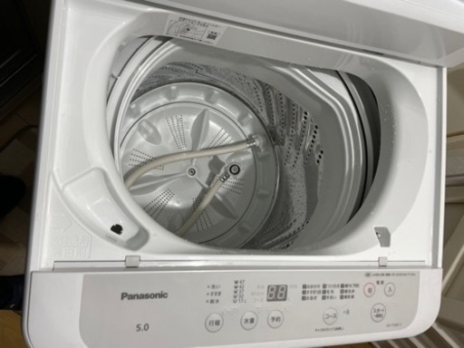 配送可能、設置無料2022年製の極上品 最新パナソニック多機能5.0kgホワイト洗濯機！
