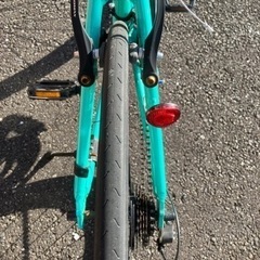 クロスバイク 21段ギア グリーン（引き取り限定）
