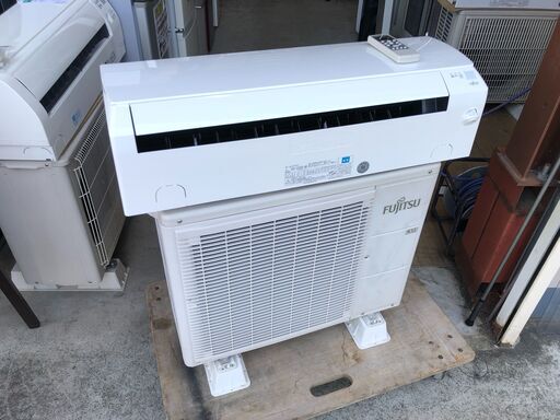 【動作保証あり】FUJITSU nocria 2014年 2.2kw 6畳用 ルームエアコン AS-J22D【管理KR328】