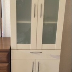食器棚 キッチン収納 キッチンボード ホワイト 