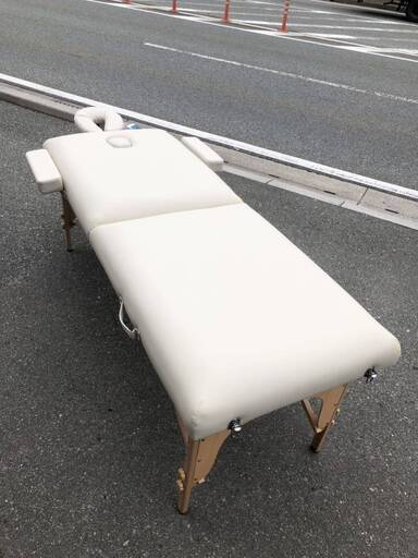 ☆中古品　ETBELLA エトゥベラ　低反発　折り畳み　木製　マッサージベッド☆