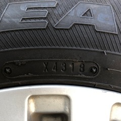 値下げしました。４本セット　スタッドレスタイヤ15インチ　ほぼ2019年製