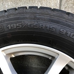 値下げしました。４本セット　スタッドレスタイヤ15インチ　ほぼ2019年製