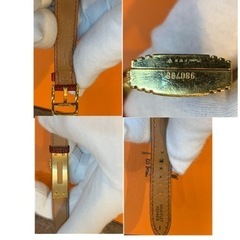 最終値下げHERMES エルメス ケリーウォッチ（赤・リザード） ウォッチ