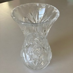 【引渡完了】透明ガラスの花瓶