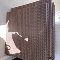 【ネット決済】正方形畳　ブラウン　65cm×65cm 9枚セット