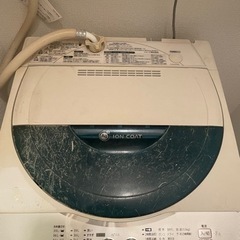 お引取り限定　シャプ洗濯機　4.5kg 2000円