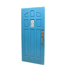 木製ドア　ブルー　H2030　リユース品