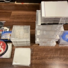 ディスクケース105枚分＋不織布袋（多）DVDR×10,CDR×...