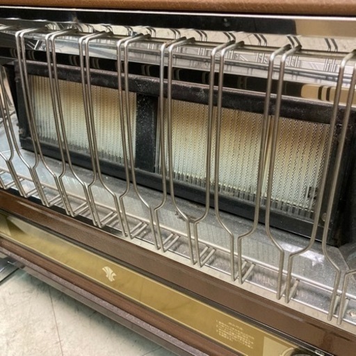 Rinnai リンナイ R-1211C-401 ガスストーブ LPガス用 昭和レトロ 2点